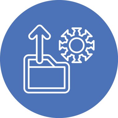 seo modern simgesinin vektör illüstrasyonu