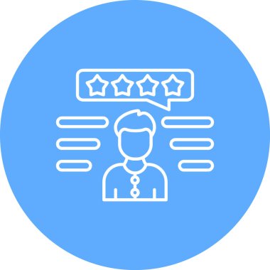 Müşteri geribildirimi. Basit illüstrasyon