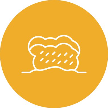 Bulut. Web simgesi basit tasarım