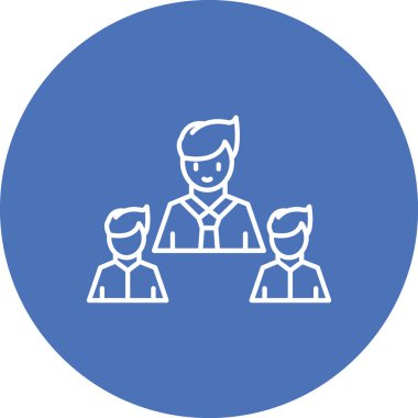 İnsan simgesinin vektör illüstrasyonu