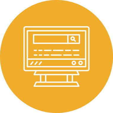 vektör izleyici simgesi illüstrasyonu