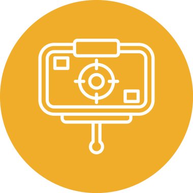 kamera simgesi vektör illüstrasyonu