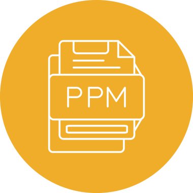 dosya biçimi simgesi, vektör illüstrasyonu