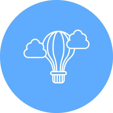 hava balonu vektör illüstrasyon