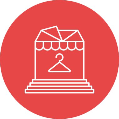 Alışveriş sepeti simgesinin vektör illüstrasyonu