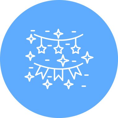 havai fişek simge vektör çizim