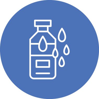 Şişe simgesinin vektör illüstrasyonu