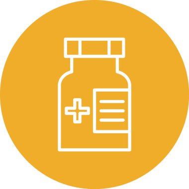 İlaç simgesinin vektör illüstrasyonu