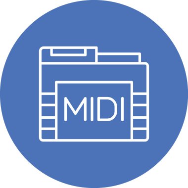 dosya biçimi simgesi, vektör illüstrasyonu