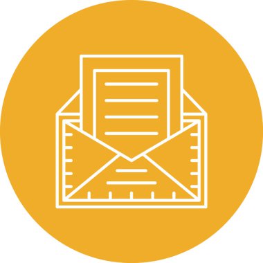 E- posta simgesi vektör illüstrasyonu