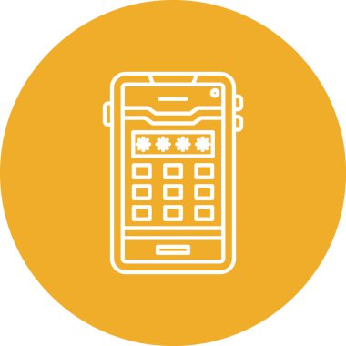 vektör telefon simgesi çizimi