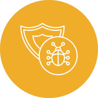 Bir korsan simgesinin vektör çizimi