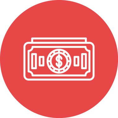 para vektörü glyph çember tasarımı