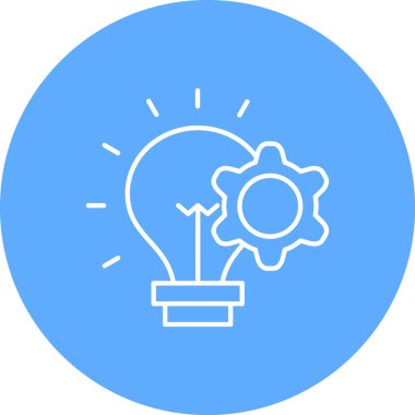 fikir simgesi, vektör illüstrasyonu