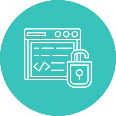 Web sayfası. Web simgesi vektör illüstrasyonu