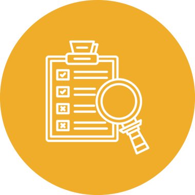 Arama simgesi vektör illüstrasyonu