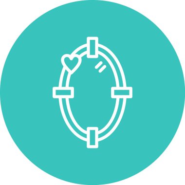 Vektör Kalp Simgesi illüstrasyonu