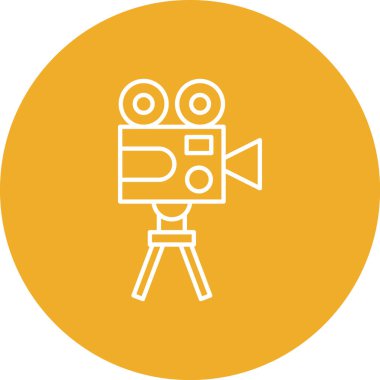 Film simgesinin vektör illüstrasyonu