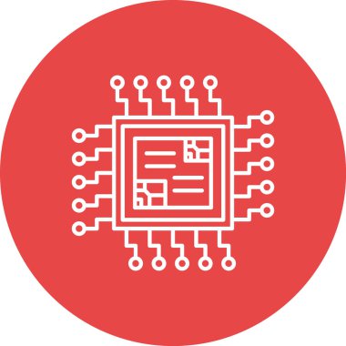 vektör devre simgesi