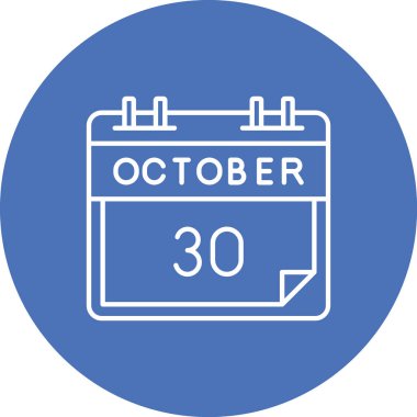 Takvim simgesinin vektör illüstrasyonu