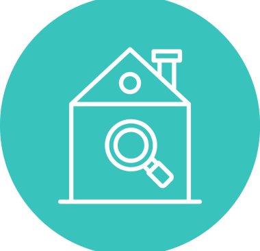 Emlak simgesi vektör illüstrasyonu