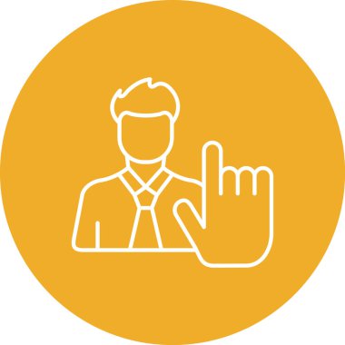 İş simgesinin vektör illüstrasyonu