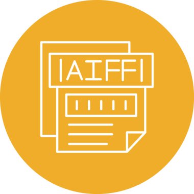 Dosya simgesinin vektör illüstrasyonu