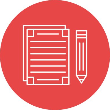 kalem simgesi vektör illüstrasyonu