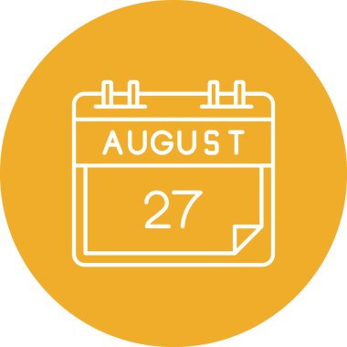 Takvim simgesinin vektör illüstrasyonu