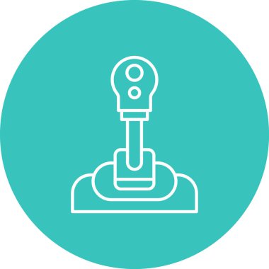 Modern oto tamir simgesinin vektör illüstrasyonu