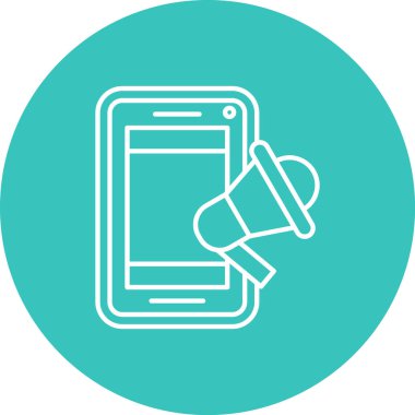 vektör mobil çağrı simgesi