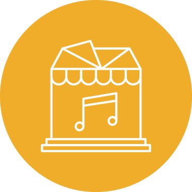 Alışveriş Arabası modern simgesinin vektör çizimi