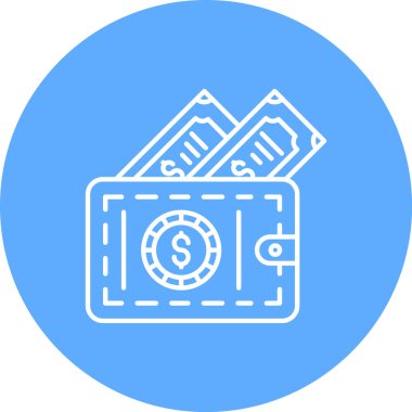 Bir kredi kartı simgesinin vektör çizimi