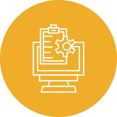 seo modern simgesinin vektör illüstrasyonu