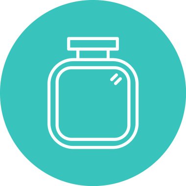 Kavanoz. Web simgesi basit illüstrasyon