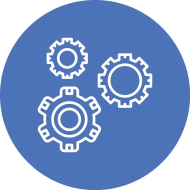 Teçhizat Web simgesi basit illüstrasyon