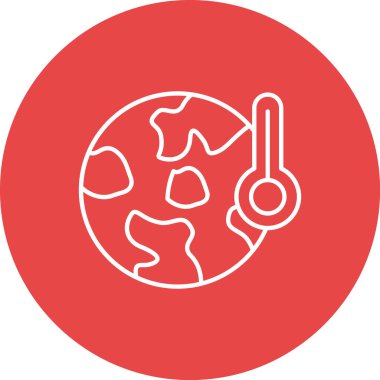 Yeryüzü ikon vektör illüstrasyonu