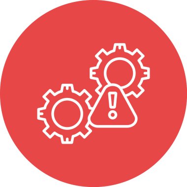 iş ve yönetim çizgisi vektör simgesi.