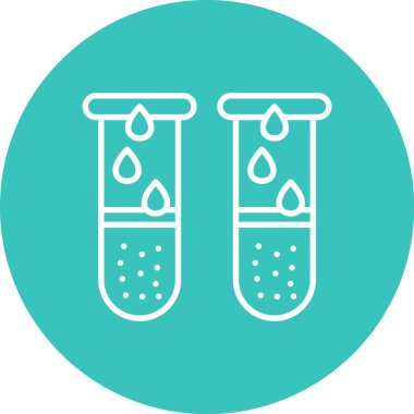 test tübü vektör çizimi