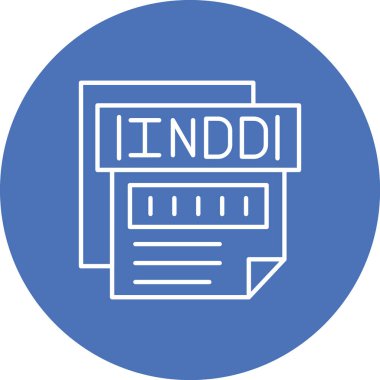 Dosya simgesinin vektör illüstrasyonu