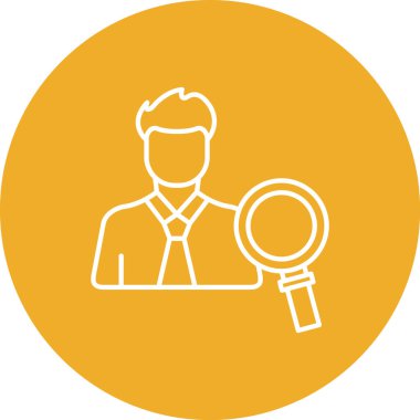 vektör Arama Simgesi illüstrasyonu