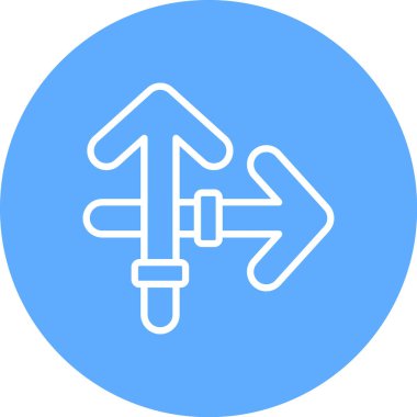 ok simgesi vektör illüstrasyonu