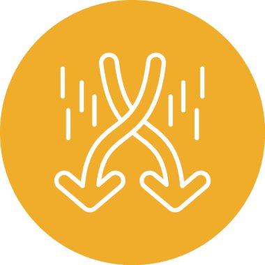 Ok. Web simgesi basit illüstrasyon