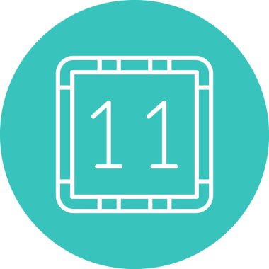 Modern simgenin vektör illüstrasyonu