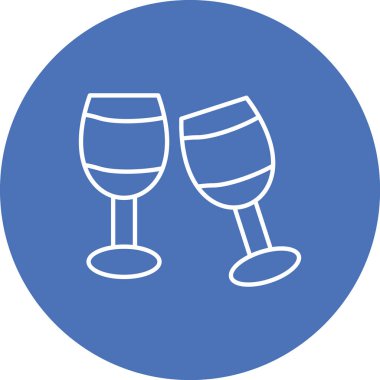 Şarap kadehi vektör çizim