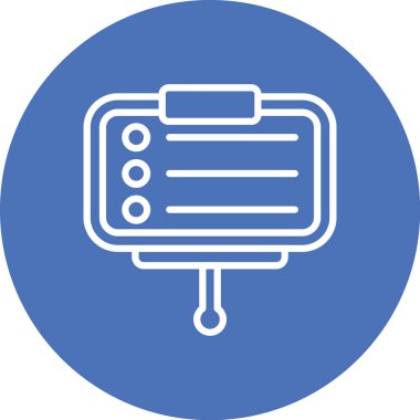 Modern simgenin vektör illüstrasyonu