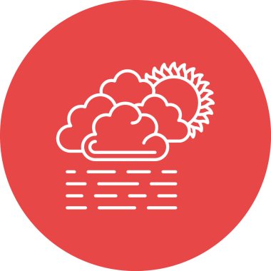 Bulut. Web simgesi basit tasarım