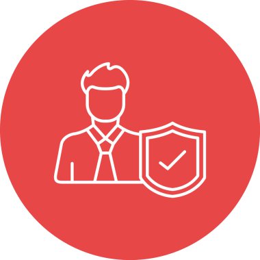 İş simgesinin vektör illüstrasyonu