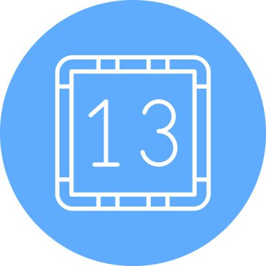 Takvim. Web simgesi basit illüstrasyon