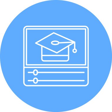 vektör eğitim simgesi, vektör illüstrasyonu